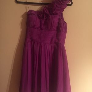 Beautiful Chiffon One Shoulder Dress